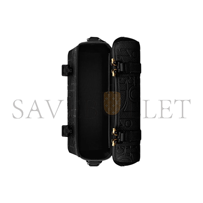 D*or hit the road grained calf leather 1espo333llg-h00n (24*18*8cm)